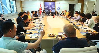 Çin heyetinden Antalya Büyükşehir Belediyesi'ne ziyaret