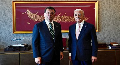 Ekrem İmamoğlu, Ümraniye Belediye Başkanı İsmet Yıldırım'a tebrik ziyaretinde bulundu