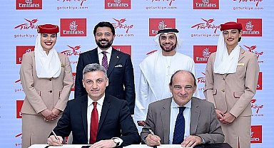 Emirates, Türkiye'deki turizmi desteklemek için Türkiye Turizm Tanıtım ve Geliştirme Ajansı (TGA) ile iş birliği anlaşması imzaladı