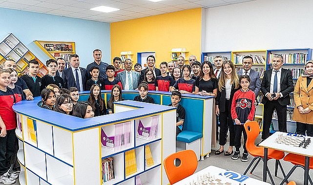 Gedik Yatırım'ın öğrencilere hediye ettiği üçüncü kütüphane Kayseri'de açıldı