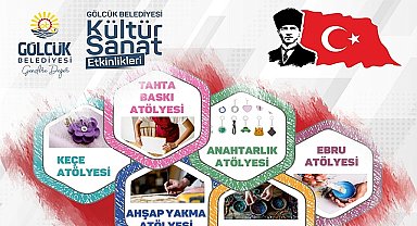 Gölcük Belediyesi; 19 Mayıs Gençlik ve Spor Bayramı kapsamında Anıtpark'ta düzenleyeceği “Gençlik Atölyeleri