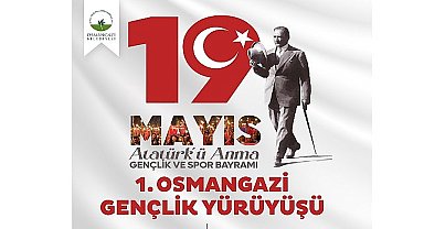 Haluk Levent'in katılımıyla 'Osmangazi Gençlik Yürüyüşü'