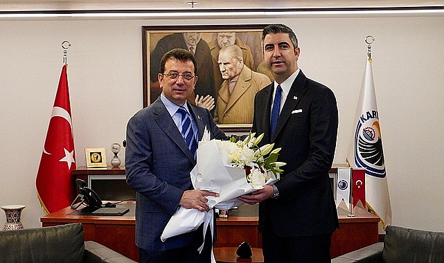 İBB Başkanı Ekrem İmamoğlu, Kartal Belediye Başkanı Gökhan Yüksel'e tebrik ziyaretinde bulundu