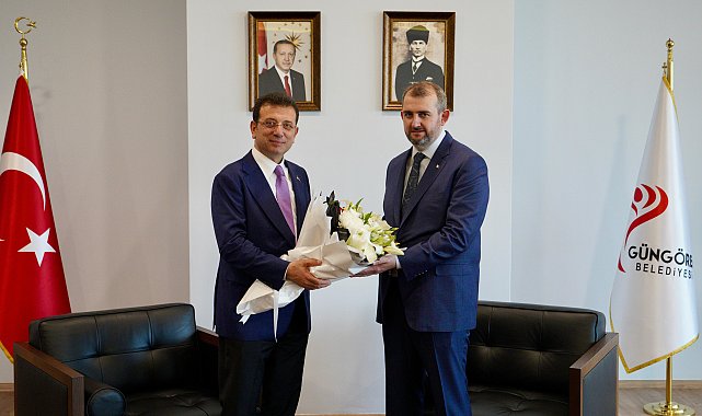 İmamoğlu'ndan Güngören Belediye Başkanı Demir’e ziyaret