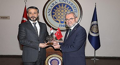 Irak Yükseköğretim ve Bilimsel Araştırmalar Bakanı AL Abbudi'den Rektör Ünüvar'a Ziyaret