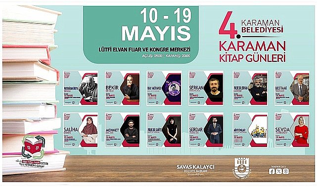 Karaman Kitap Günleri Başlıyor