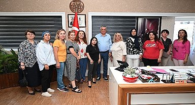 Kemerli kadınlardan Başkan Topaloğlu'na ziyaret
