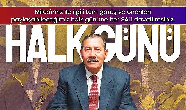 Milas Belediye Başkanı Fevzi Topuz, ilçe sakinlerinin sesini daha yakından duymak ve çözüm odaklı bir iletişim platformu oluşturmak amacıyla “Halk Günü