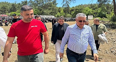 Motosiklet tutkunları Kemer'de buluştu