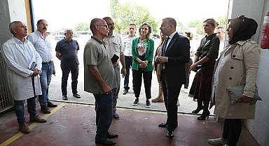 Nilüfer Kaymakamı Süzen, Kurban Bayramı hazırlıklarını inceledi