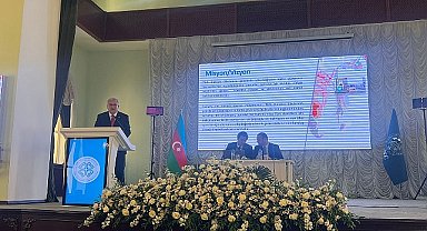 Rektör Prof. Dr. Budak, Bakü'de TÜRKÜNİB Genel Kurulu'na hitap etti