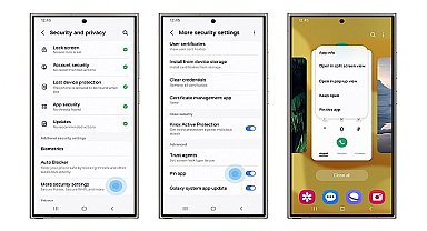Samsung Galaxy'nin güvenlik ve gizlilik özellikleriyle kişisel bilgiler güvende
