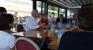 Sanat Sokağı'ndaki esnafla toplantı yapıldı