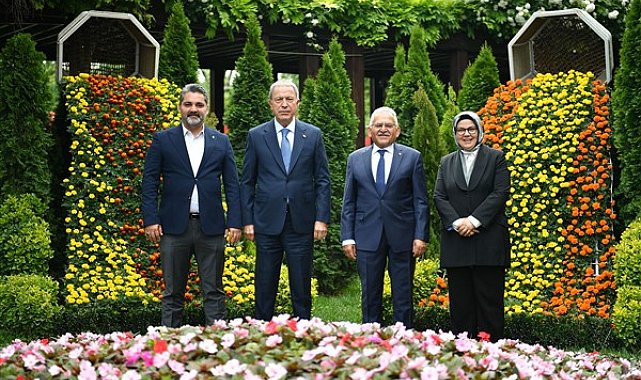 TBMM Milli Savunma Komisyonu Başkanı Akar'dan Başkan Büyükkılıç'a ziyaret