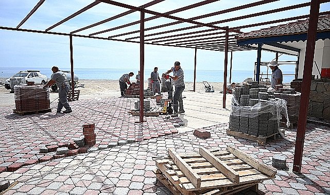 Tekirova sahiline yeni kafe