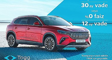 Togg'un avantajlı kredi fırsatları şimdi T10X'in tüm versiyonlarında geçerli