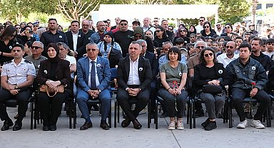 Trafik kazasında hayatını kaybeden öğretmen Erkan Şahin için anma töreni