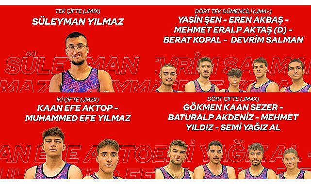 Türkiye Kürek Milli Takımı, Polonya'da düzenlenecek Gençler Avrupa Kürek Şampiyonası'nda mücadele edecek