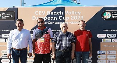 TVF Plaj Voleybolu Kulüpler Türkiye Şampiyonaları ve Balkan Şampiyonası Ören Plajı'nda Başlıyor