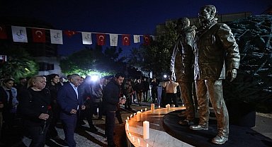 Üç fidan Bayraklı'da anıldı