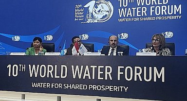 UCLG Başkanı Altay, 10. Dünya Su Forumu'nda Su Konusundaki Adaletsizliğe, Gazze Halkını Su ve Gıdadan Mahrum Bırakan Soykırıma Dikkat Çekti 