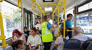 Antalya Büyükşehir'den halk otobüslerine klima denetimi