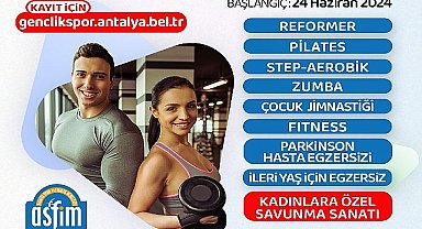 Antalya Büyükşehir ile 7'den 70'e herkes sporla buluşacak