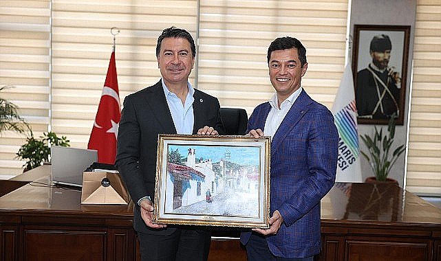 Başkan Aras Marmaris Belediye Başkanı Acar Ünlü'yü Ziyarette Konuştu; “Hiç Kimse Kaçak Yapım Legalleşecek Ümidinde Olmamalı