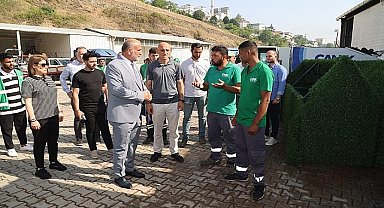 Başkan İbrahim Sandıkçı Personelle Bayramlaştı 