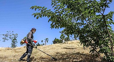 Buca'da yangın riskine karşı kosa önlemi