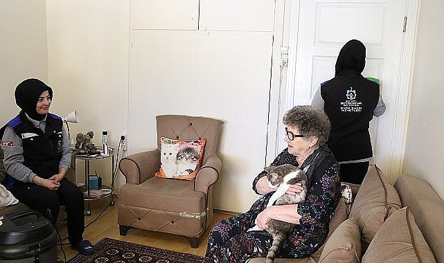 Büyükşehir'den 727 eve bayram temizliği