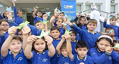 Canik'te Turna Kuşları Özgür Filistin İçin Uçtu