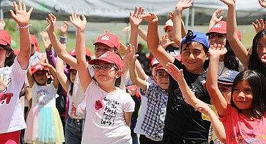 Çavuşlu Köyü'nde Renkli Karne Şenliği