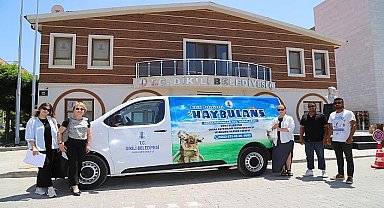 Dikili Belediyesi'nden can dostlara HAYBULANS hizmeti