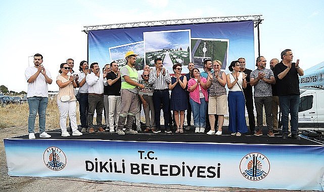 Dikili'de Düğün Salonu Temeli Atıldı