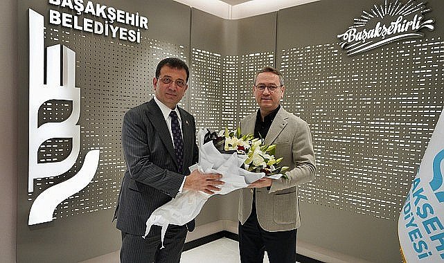 Ekrem İmamoğlu, Başakşehir Belediye Başkanı Yasin Kartoğlu'na tebrik ziyaretinde bulundu