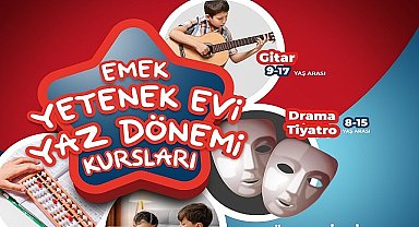 Emek Yetenek Evi'nde yaz dönemi kursları başlıyor