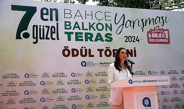 'En Güzel Bahçe, Balkon ve Teras Yarışması' ödülleri sahiplerini buldu