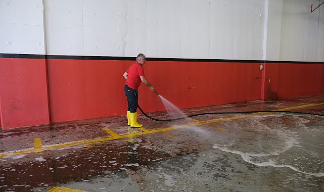 Esenyurt'ta kurban kesim alanları temizlendi