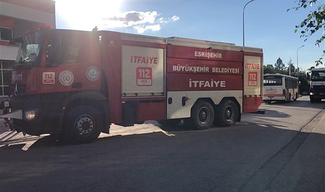Eskişehir Büyükşehir Belediyesi’nden Denizli yangınına destek ekibi
