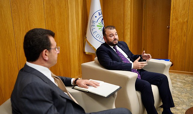 İmamoğlu'dan, Arnavutköy Belediye Başkanı Candaroğlu'na ziyaret