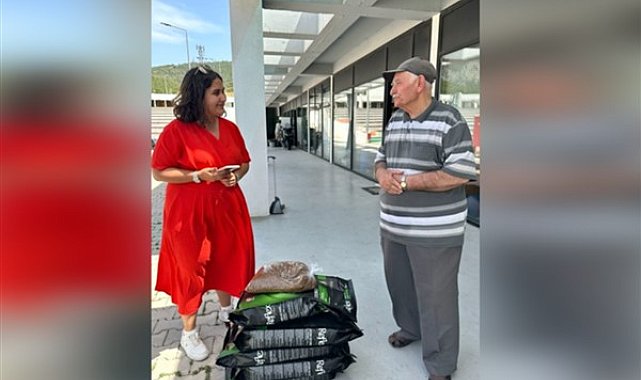 İzmir’de huzurevi sakininden sahipsiz kediler için mama bağışı