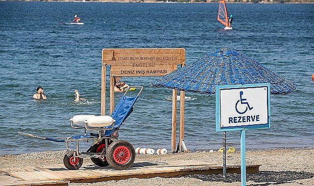 İzmir'in engelli dostu plajları