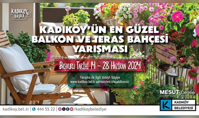 Kadıköy’de en güzel bahçeler yarışacak