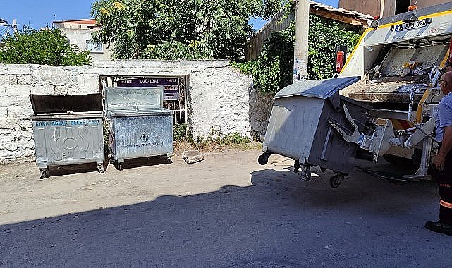 Karabağlar'da bayram boyunca 3148 ton evsel atık toplandı