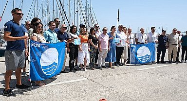 Kemer G-Marina ve 5 tekneye mavi bayrak ödülü 