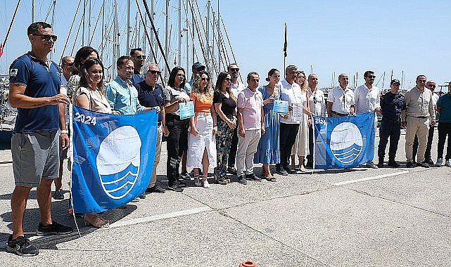 Kemer G-Marina ve 5 tekneye mavi bayrak ödülü