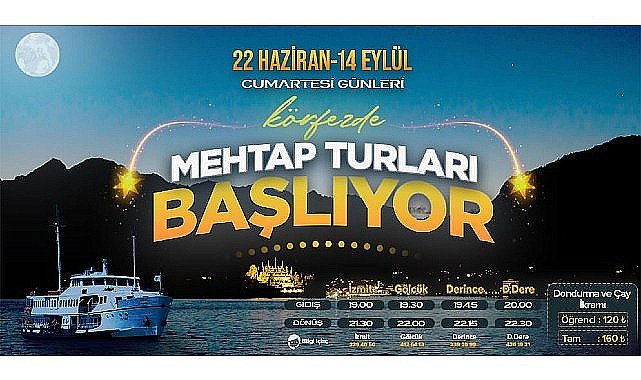 Körfez'de Mehtap ve Büyük Ada turları başlıyor