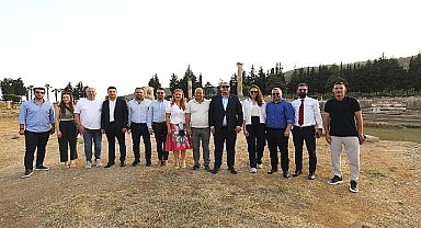 Menderes Belediyesi'nden Klaros'un Tanıtımına Destek