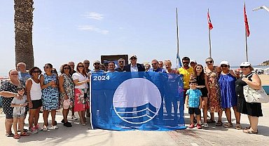 Menderes'te Mavi Bayraklar Dalgalanıyor